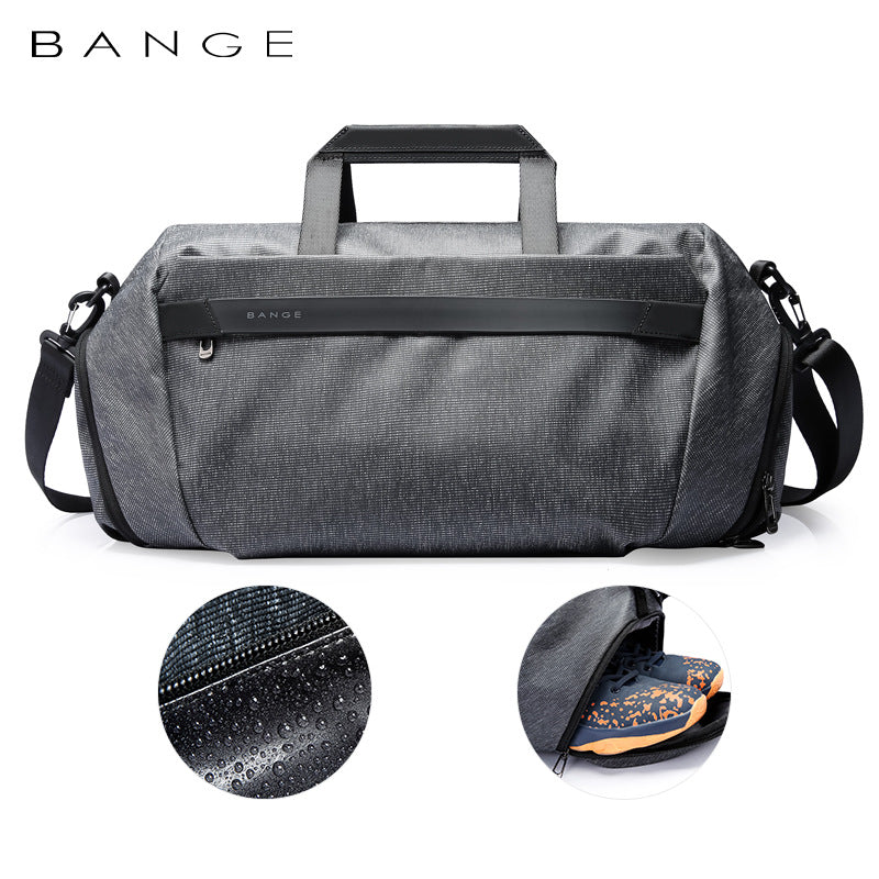 New Fitness Bag Men And Women Leisure Travel Oblique Shoulder Bag Sports Yoga Dry And Wet Separation