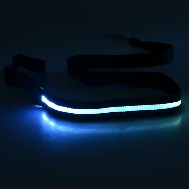 LED Light-Emitting Dog Leash Tractor Pet Belt