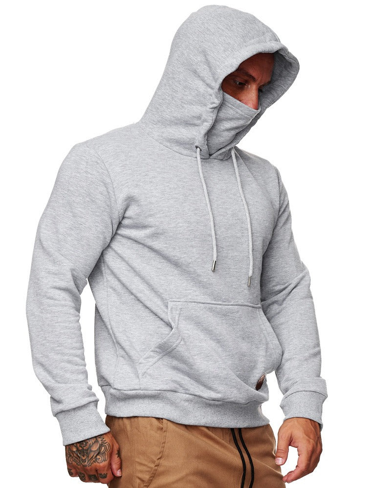 Sportswear Men's Sweater With Mask