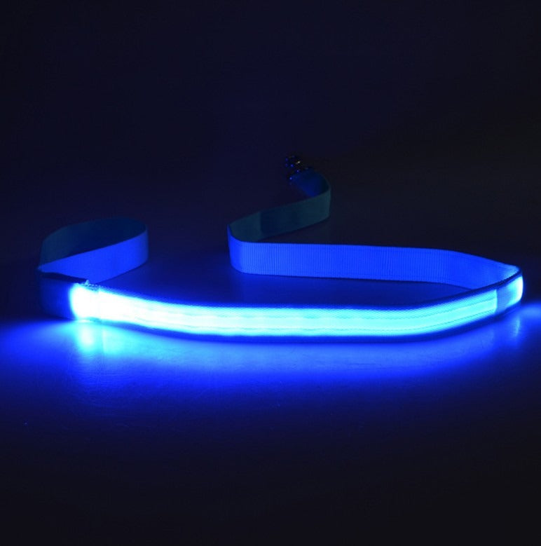 LED Light-Emitting Dog Leash Tractor Pet Belt