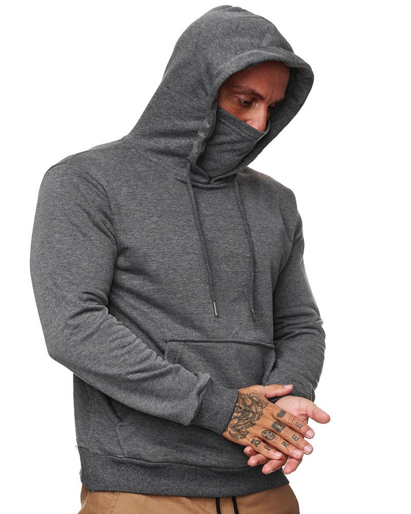 Sportswear Men's Sweater With Mask