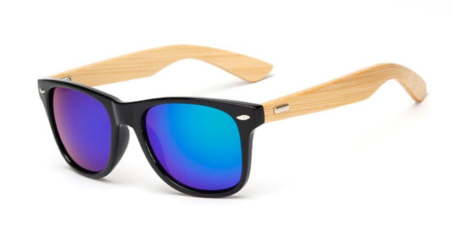 Wood Frame Style Sunglasses