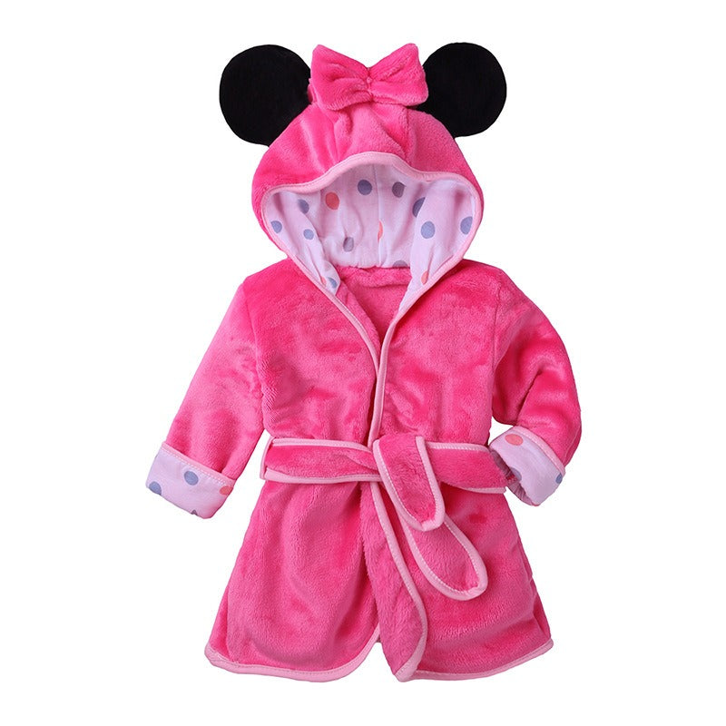 Children/Baby Cartoon Bathrobe Multi-Color Boys or Girls