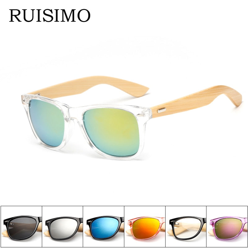 Wood Frame Style Sunglasses