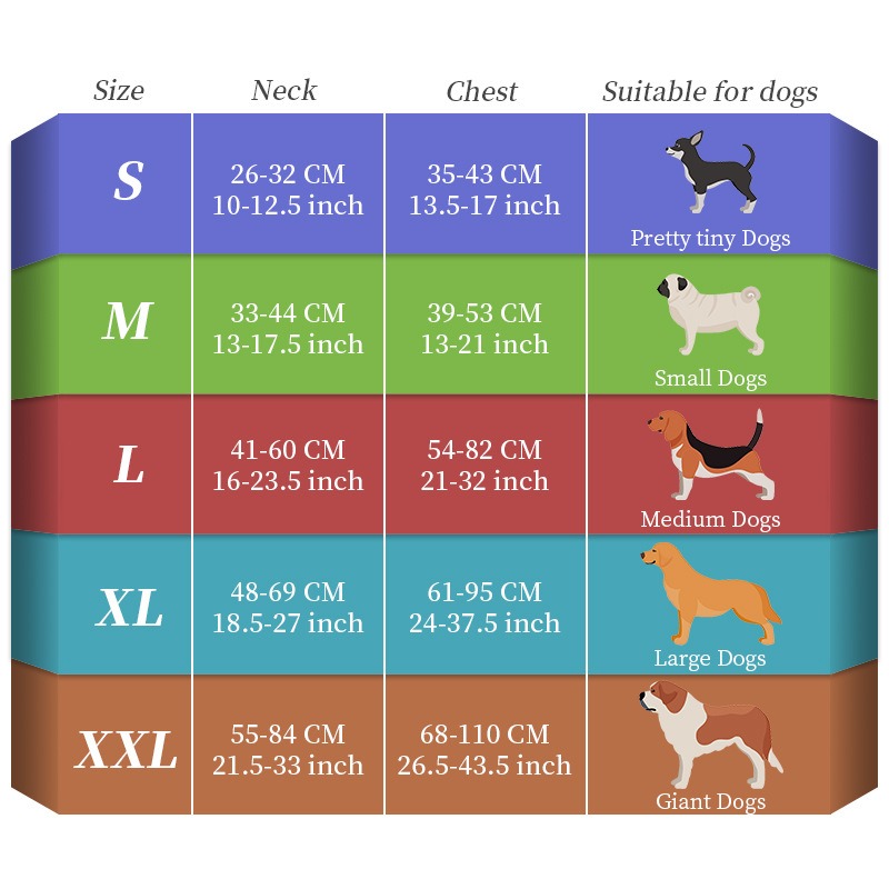 LED Light-Emitting Chest Harness Small And Large Dog Harness