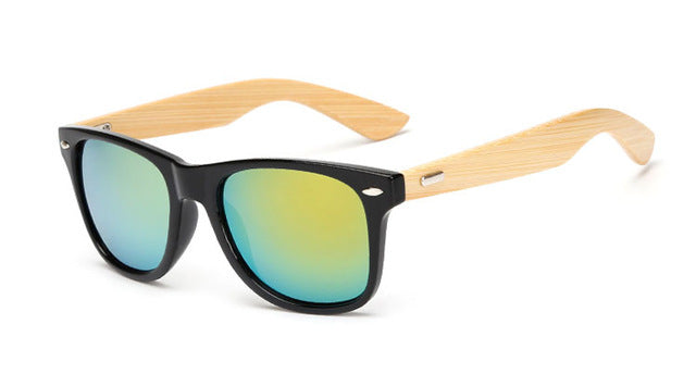 Wood Frame Style Sunglasses