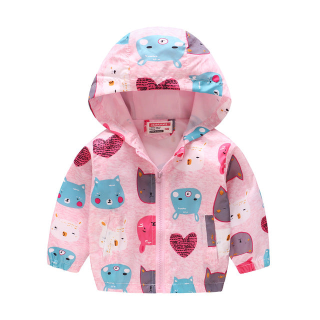 Children Windbreaker Hoodie-Toddler Baby Infant Sizes