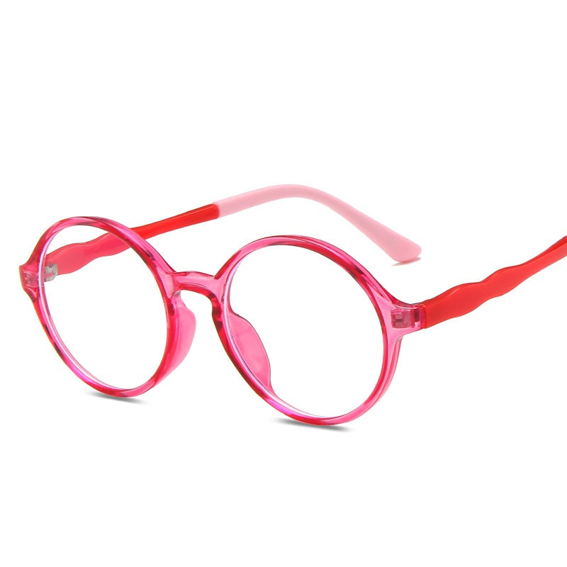 Round Frame Anti-blue Colorful Kids' Glasses