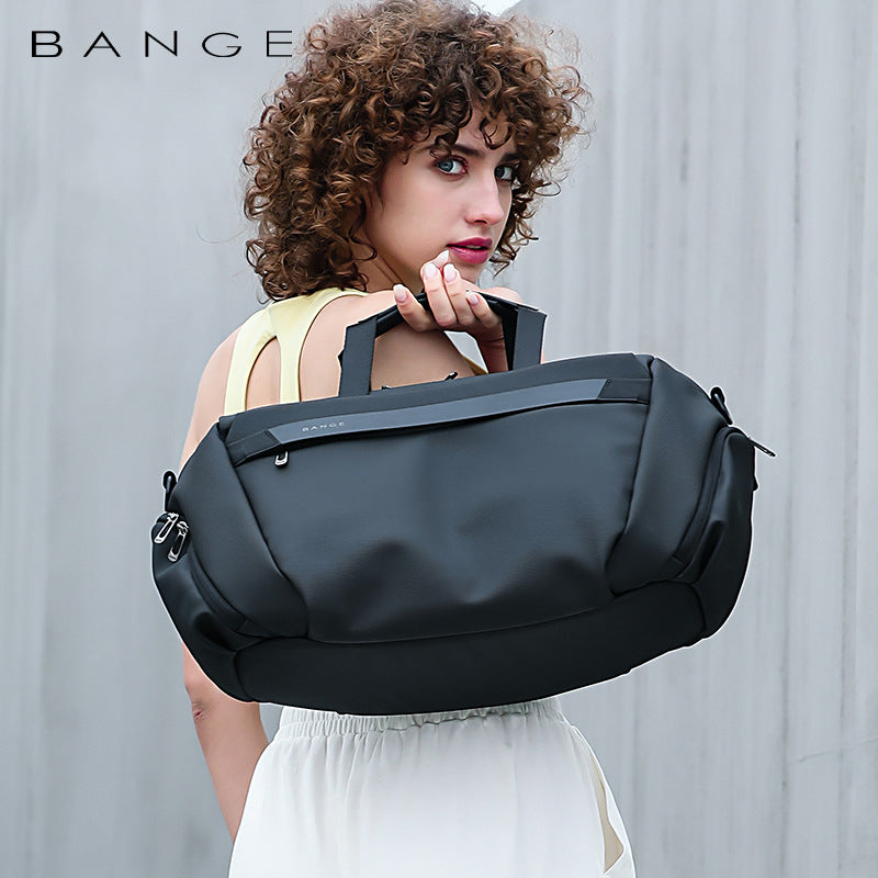 New Fitness Bag Men And Women Leisure Travel Oblique Shoulder Bag Sports Yoga Dry And Wet Separation