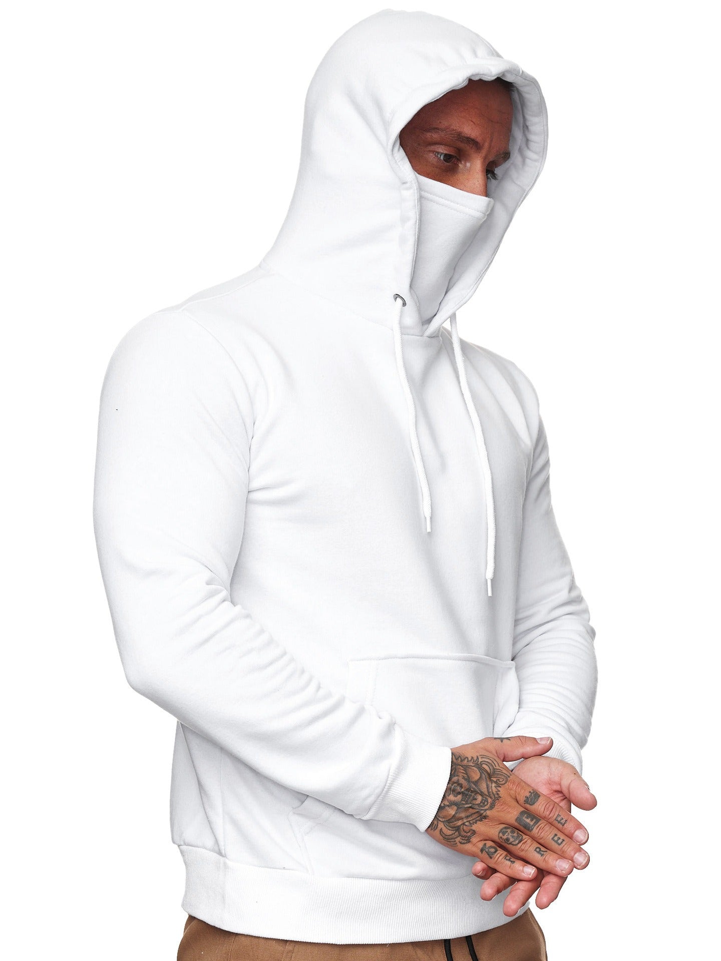 Sportswear Men's Sweater With Mask