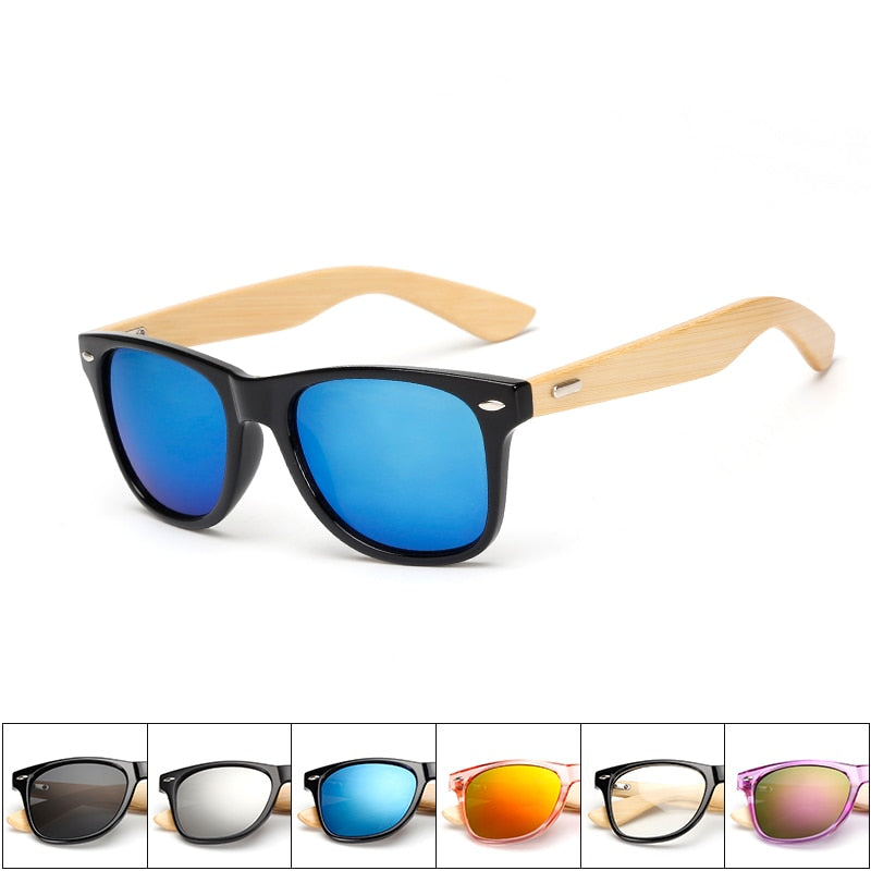 Wood Frame Style Sunglasses