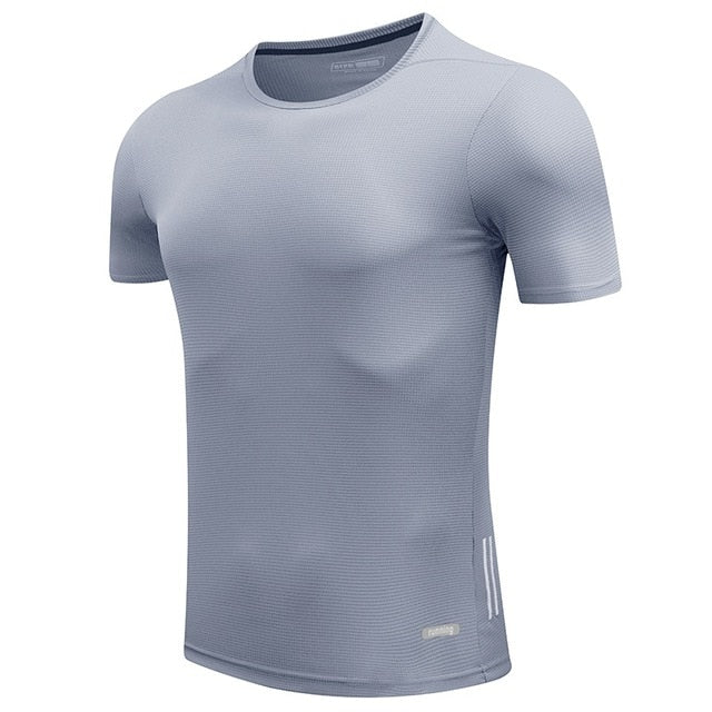 Men Running Quick Dry T Shirts Slim Fit Sportswear