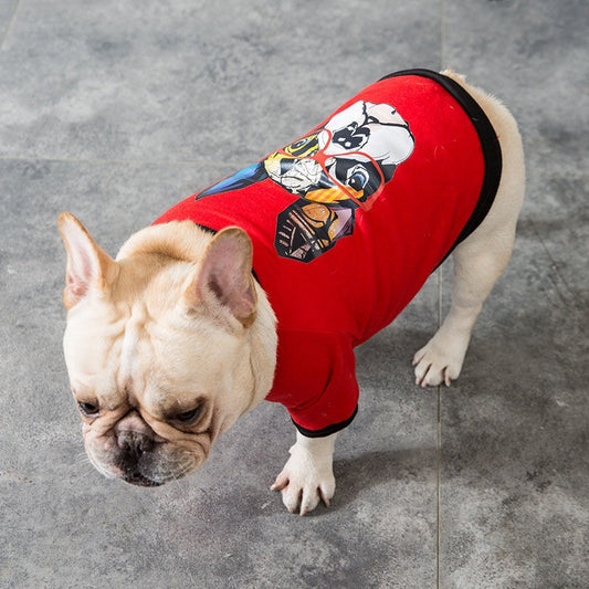 Creative Printed Shirts For Small and Medium Size Dog