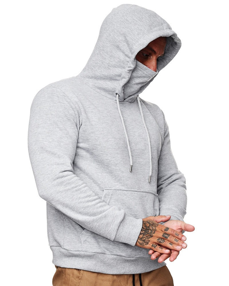 Sportswear Men's Sweater With Mask