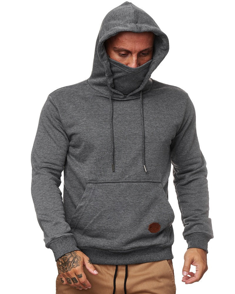 Sportswear Men's Sweater With Mask