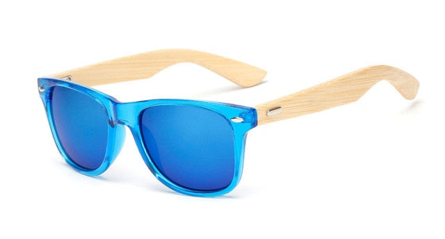 Wood Frame Style Sunglasses