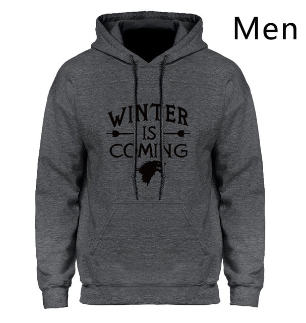 Game of Thrones Style Hoodie Men Winter Autumn Sweater