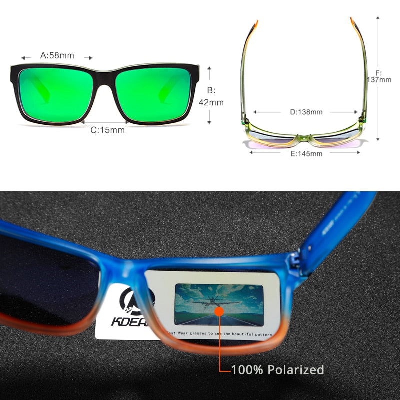 Polarized KDEAM Outdoor Photochromic Sunglasses