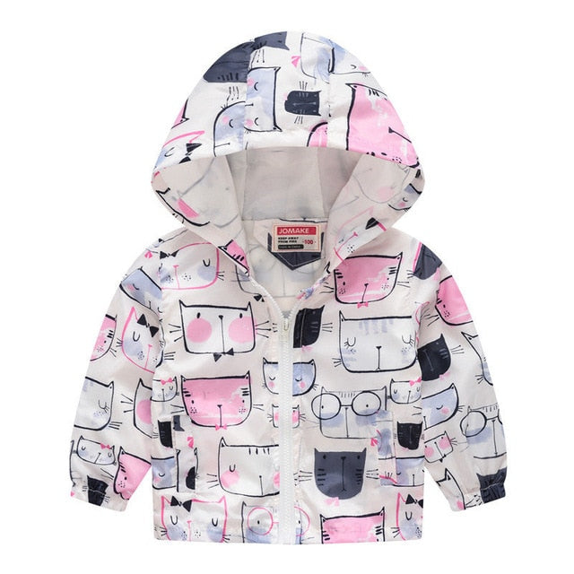 Children Windbreaker Hoodie-Toddler Baby Infant Sizes