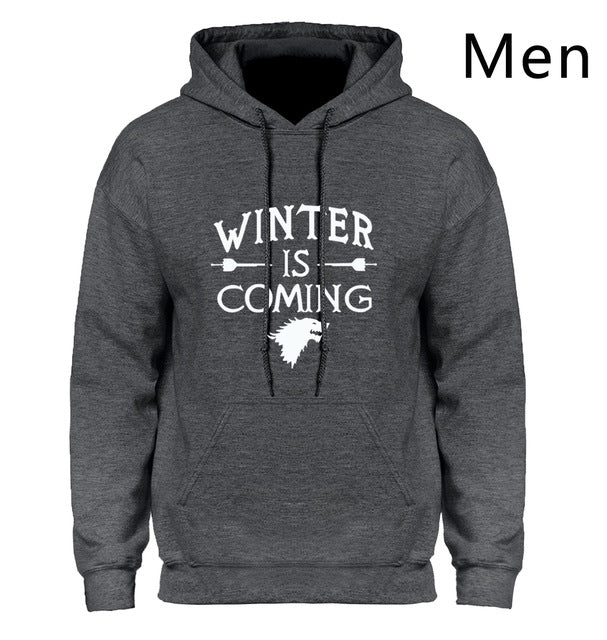 Game of Thrones Style Hoodie Men Winter Autumn Sweater