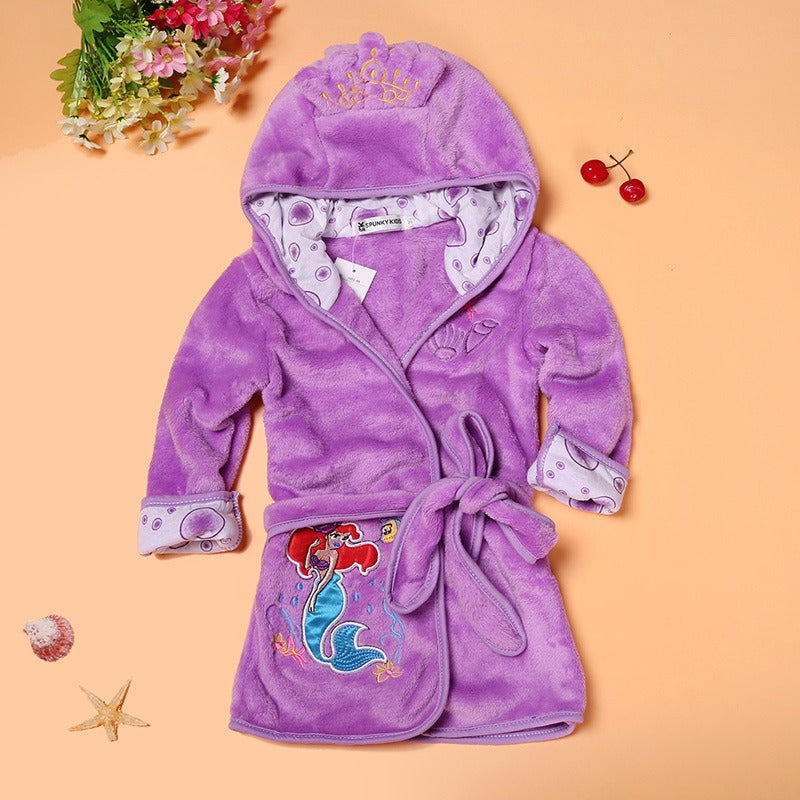 Children/Baby Cartoon Bathrobe Multi-Color Boys or Girls