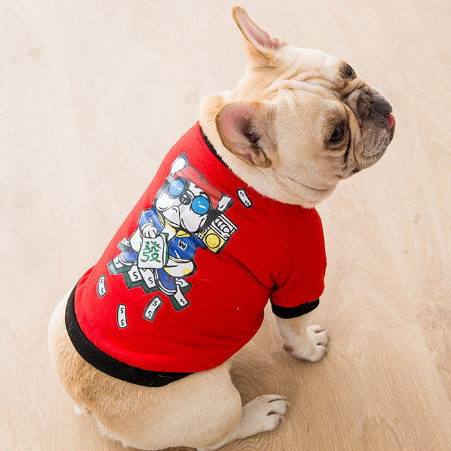 Creative Printed Shirts For Small and Medium Size Dog