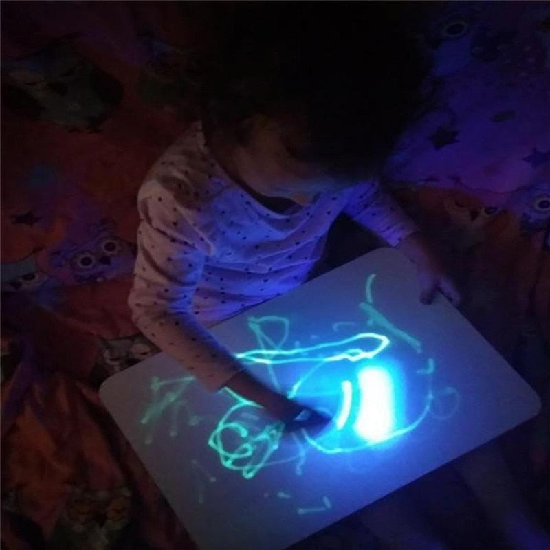 Glow Light Drawing Tablet Fun And Developing Toy