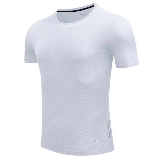 Men Running Quick Dry T Shirts Slim Fit Sportswear