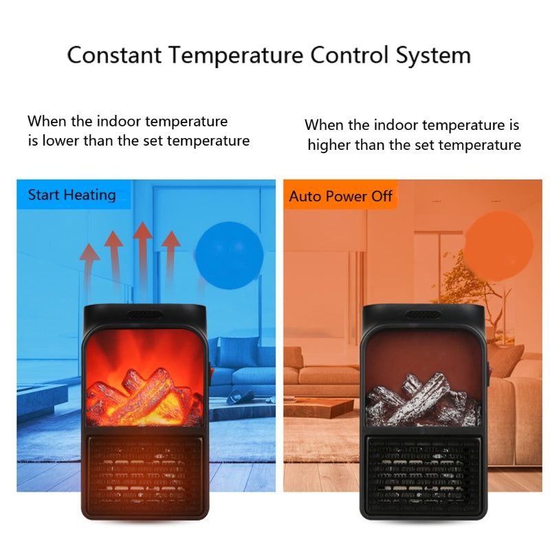 Small Portable Mini Heater Imitating Fire Speed Heat Multi-Function