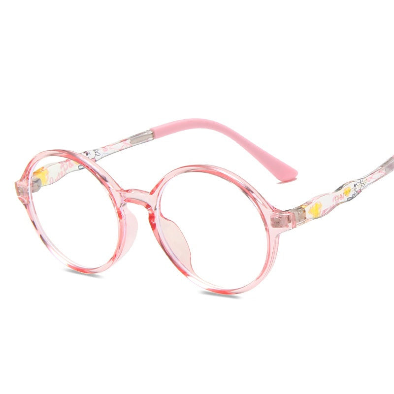 Round Frame Anti-blue Colorful Kids' Glasses