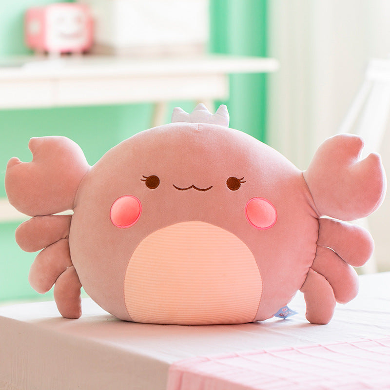 Soft Plush Down Cotton Crab Pillow