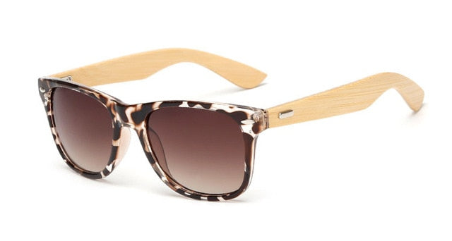 Wood Frame Style Sunglasses