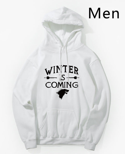 Game of Thrones Style Hoodie Men Winter Autumn Sweater