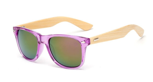 Wood Frame Style Sunglasses