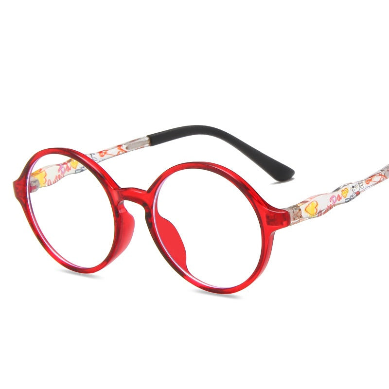 Round Frame Anti-blue Colorful Kids' Glasses