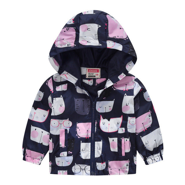 Children Windbreaker Hoodie-Toddler Baby Infant Sizes