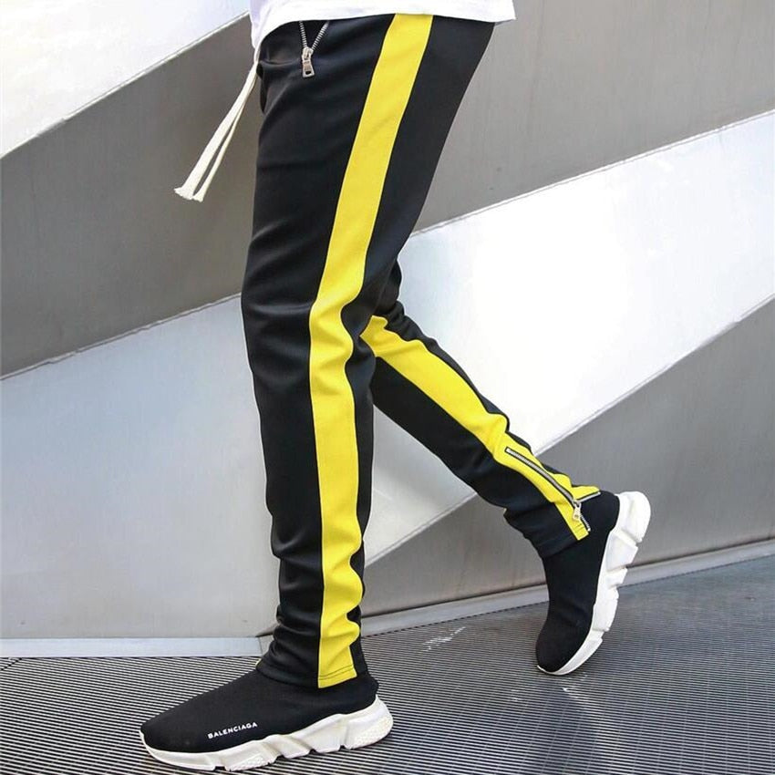 Mens Joggers Casual Pants Men Sportswear Tracksuit Bottoms