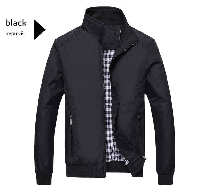 New Jacket Men Fashion Casual Loose Mens Jacket Bomber Jacket Mens jackets men and Coats Plus Size M- 5XL