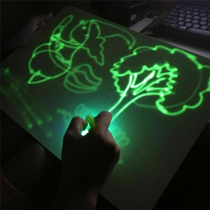 Glow Light Drawing Tablet Fun And Developing Toy