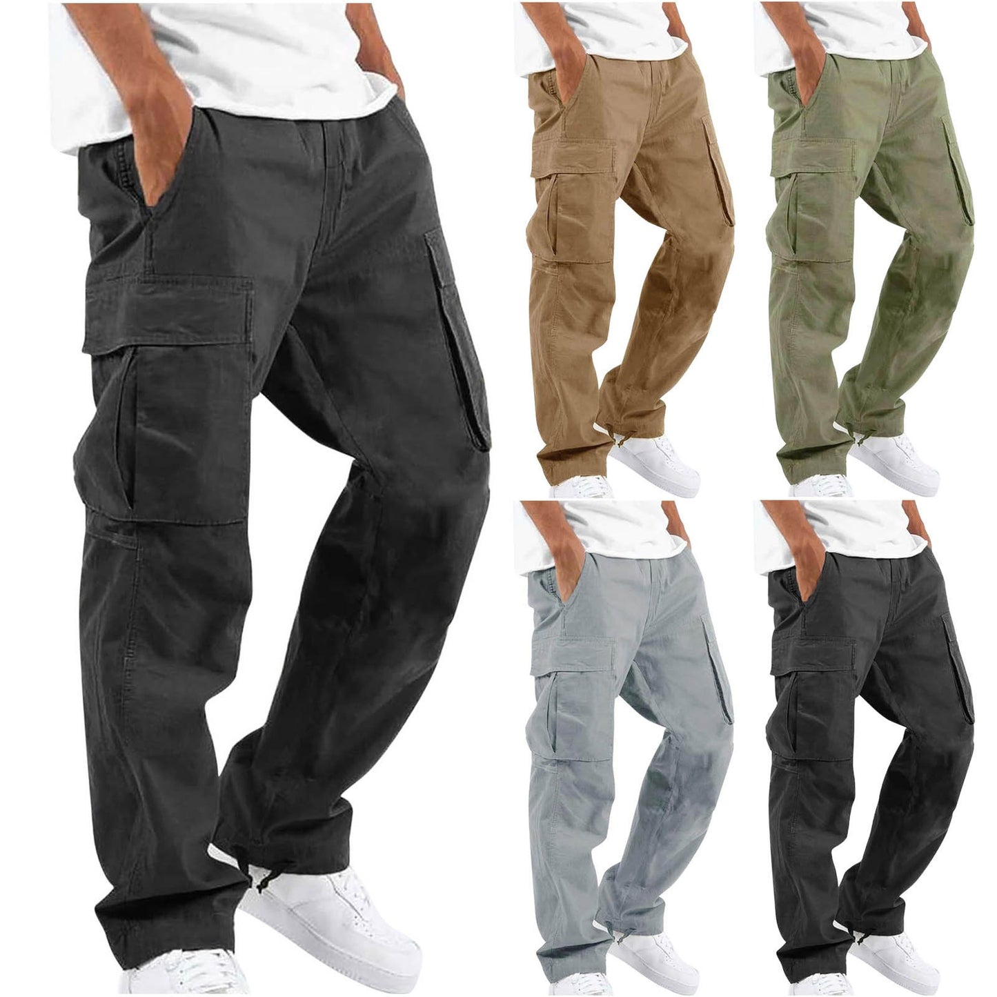 Men's Multi Pocket Casual Pants