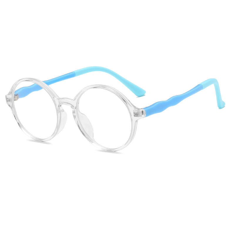 Round Frame Anti-blue Colorful Kids' Glasses