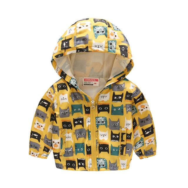 Children Windbreaker Hoodie-Toddler Baby Infant Sizes