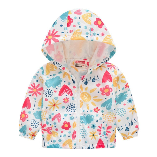 Children Windbreaker Hoodie-Toddler Baby Infant Sizes