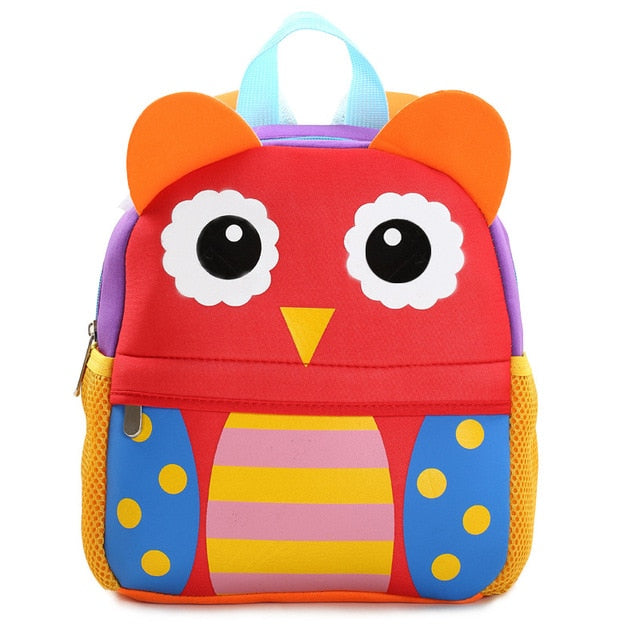 3D Animal Children Baby Backpack