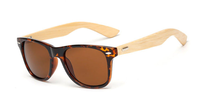 Wood Frame Style Sunglasses