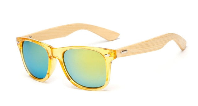 Wood Frame Style Sunglasses