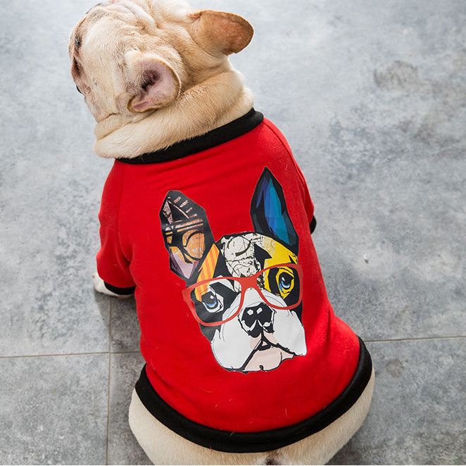 Creative Printed Shirts For Small and Medium Size Dog