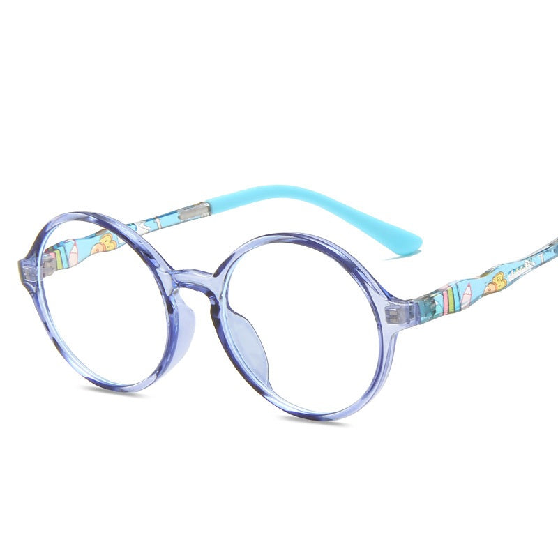 Round Frame Anti-blue Colorful Kids' Glasses