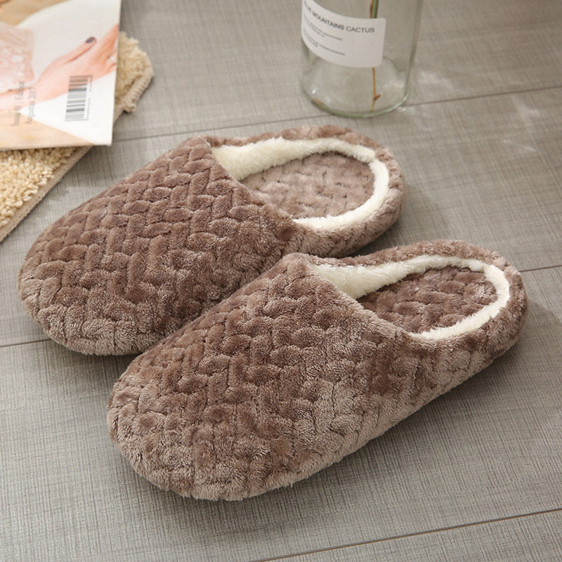 Women Indoor Slippers Warm Plush Anti Slip