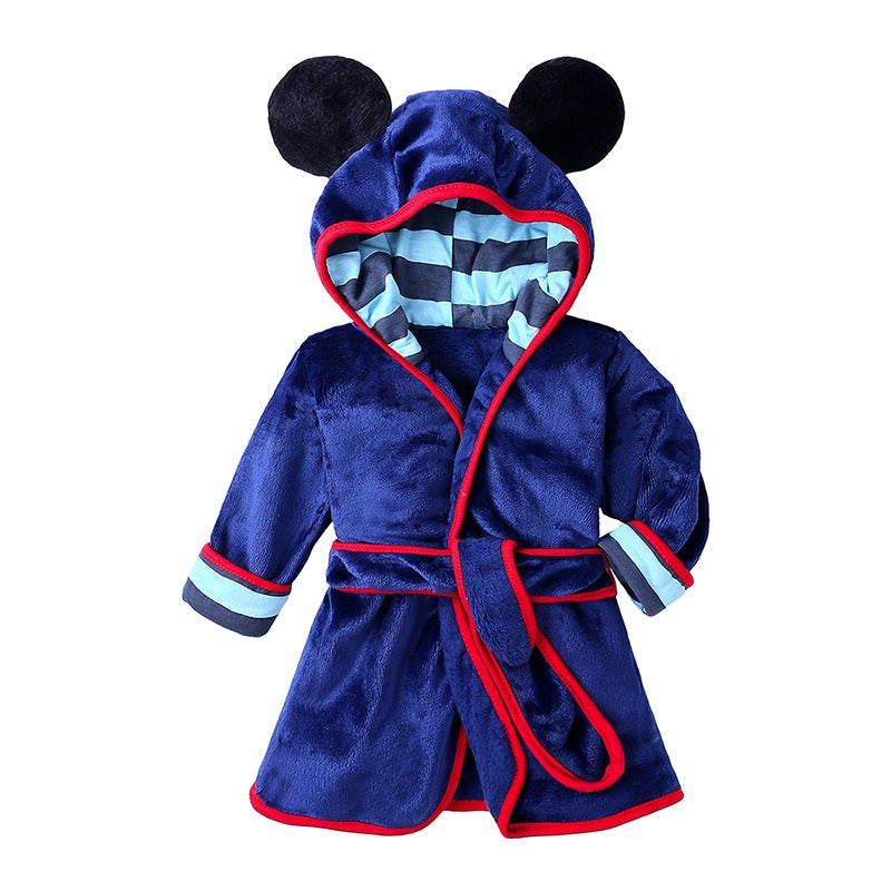 Children/Baby Cartoon Bathrobe Multi-Color Boys or Girls